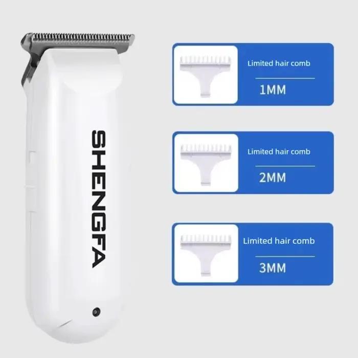 Mini tondeuse à cheveux 0 mm, lame en acier, rechargeable, professionnelle, sans fil, pour hommes, k