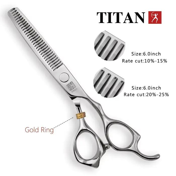 Titan 3D ciseaux professionnel barbier coiffure ciseaux Machine de coupe de cheveux salon de coiffur