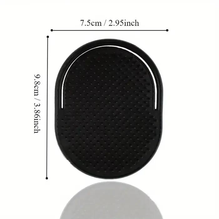 Brosse à cheveux de poche multifonctionnelle, petit peigne léger avec poignée de paume, brosse de Ma