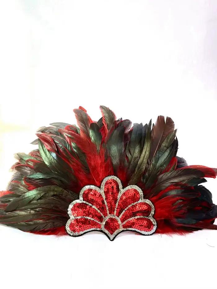 Hotselling carnaval fête plume bandeaux pour femmes Cosplay spectacle de danse coiffure indien plume