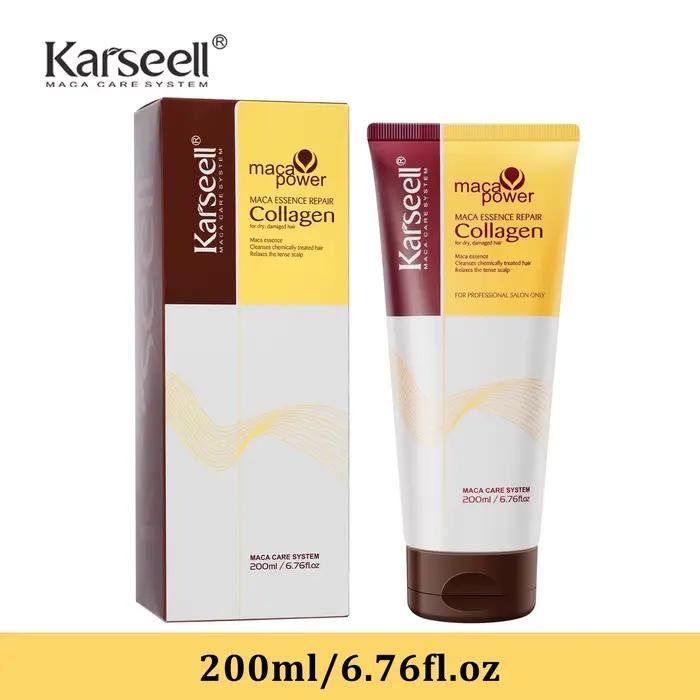 Karseell – traitement capillaire au collagène, réparation en profondeur, conditionnement, huile d'ar