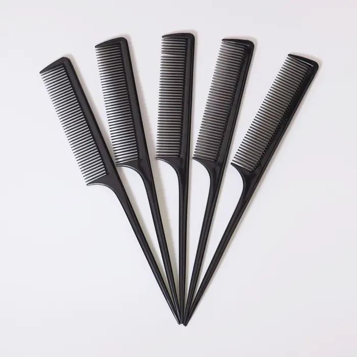 Ensemble de peignes à queue de Rat 5 pièces, peigne à cheveux de Distribution, brosses de bord et ar