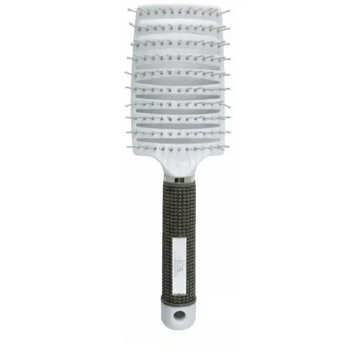 1 pièce Brosse à cheveux professionnelle incurvée à trous d'aération pour le séchage à la bougie - B