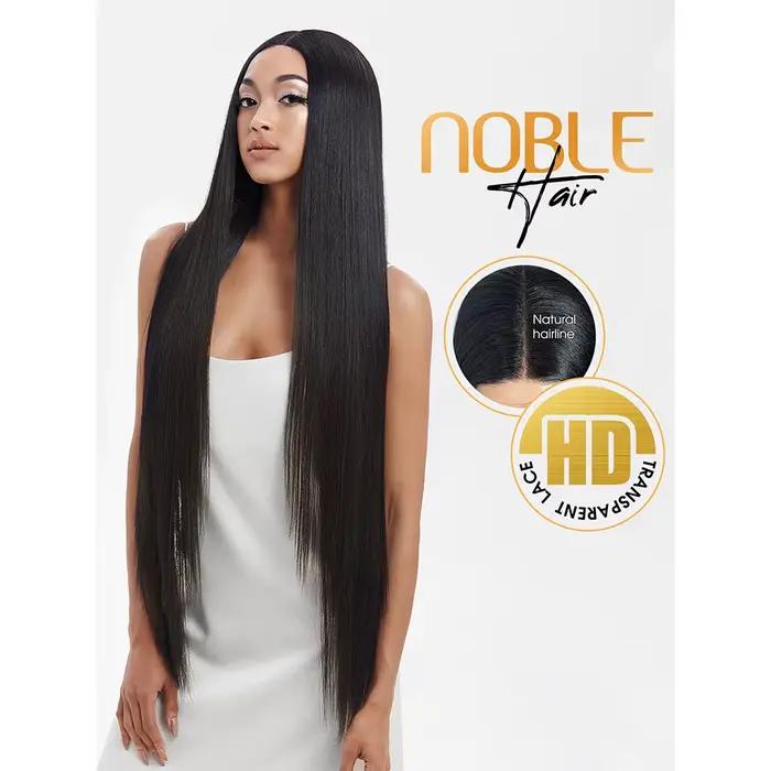Perruque Lace Front Wig synthétique Noble, 38 pouces, 13x4x1, perruque Lace Front Wig lisse pour fem