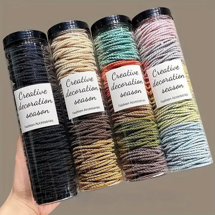 Bandes élastiques pour cheveux sans plis, 100 pièces, confortables et extensibles pour cheveux épais