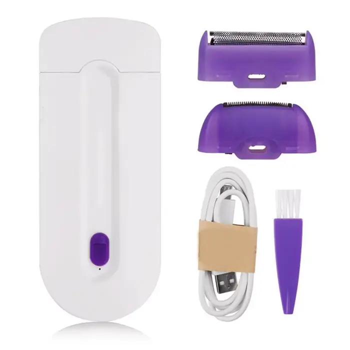 Épilateur électrique portable pour femme, rasoir indolore, épilation aste, tondeuse à raser pour tou