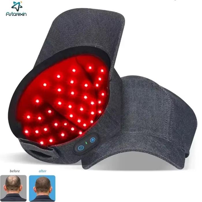Bonnet de croissance des cheveux à lumière rouge LED, Anti-perte de cheveux, anxiété, réduit la Migr