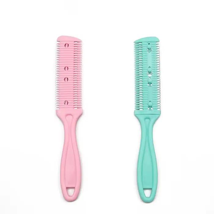 Peigne de coupe de cheveux amincissant Double face, peigne de rasoir double face, utilisé pour coiff
