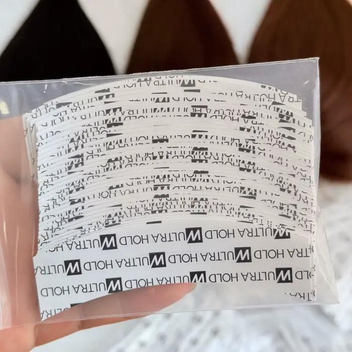36 pcs/lot blanc Ultra tenir perruque Double face dentelle perruque bande pour toupet/dentelle perru