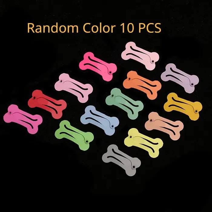 Accessoires pour cheveux de fille, 10 pièces, accessoires pour cheveux de chiots mignons, fleurs fai