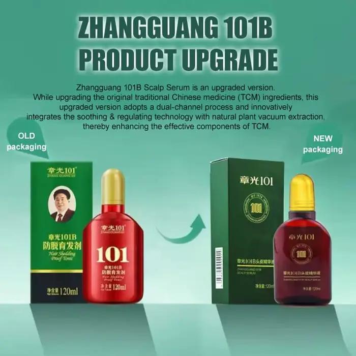 Tonique capillaire Zhangguang 101B, sérum pour cuir chevelu, 101M, 120ML, thérapie de médecine chino