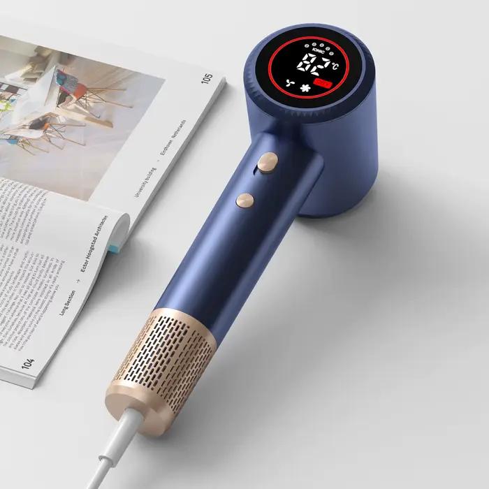 Sèche-cheveux portable à ions négatifs haute vitesse pour usage domestique, sans lame, silencieux, l