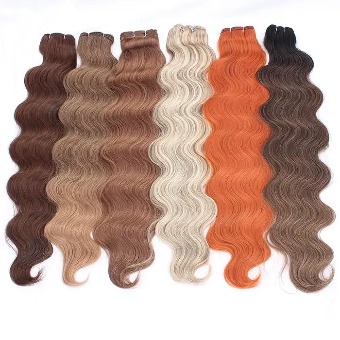 Mèches synthétiques Body Wave en Fiber synthétique Bio haute température pour femmes, 30 pouces, 200