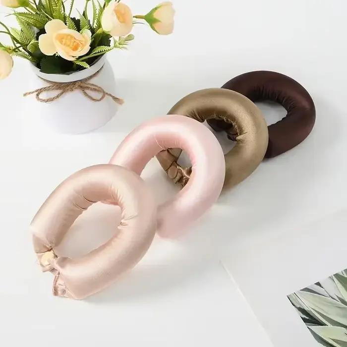 Tige à friser sans chaleur, bandeau en Satin, bigoudis sans chaleur, boucles paresseuses, bigoudis d