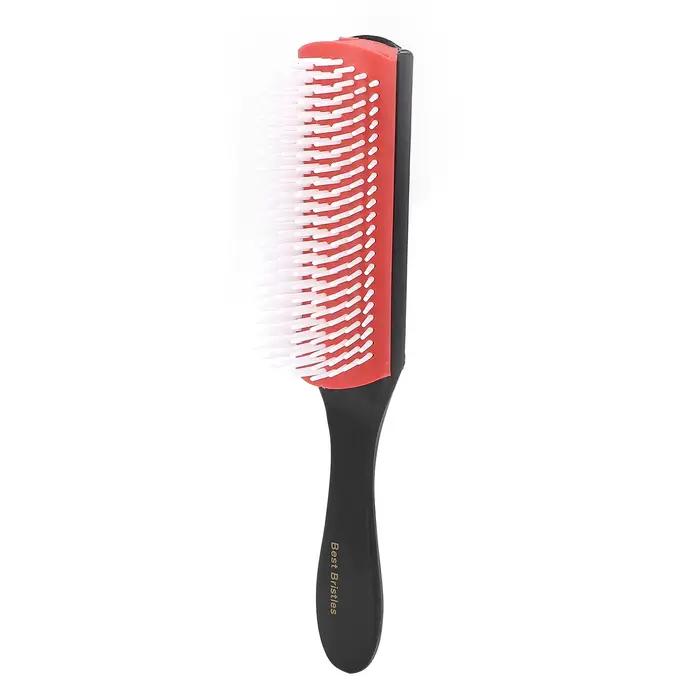 Brosse à cheveux Denman à 9 sante, 1 pièce, masseur de cuir chevelu, lisse et bouclé