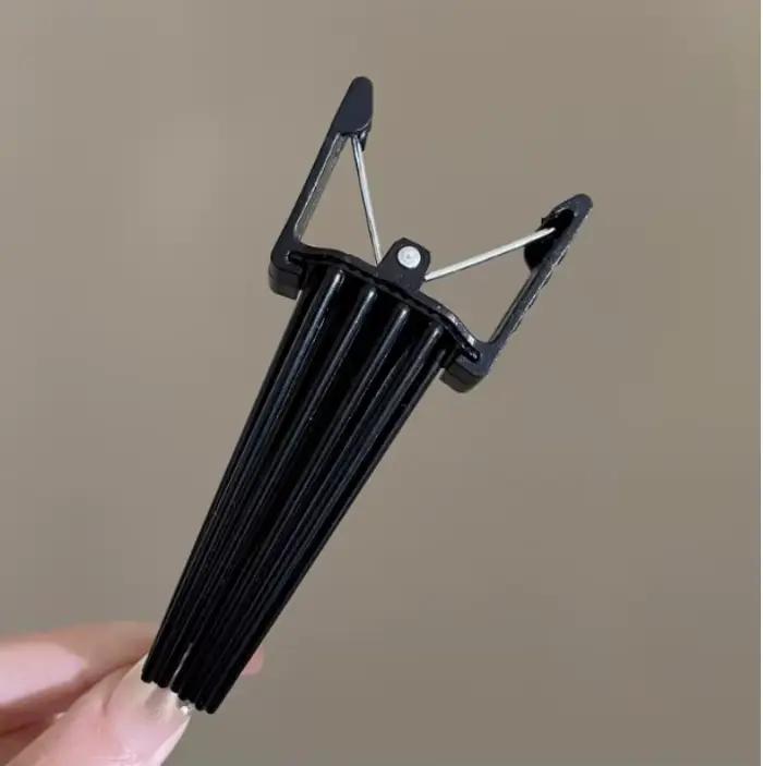 Frange moelleux pince nouveau Simple éponge racine fer à friser naturel haute moelleux pince à cheve
