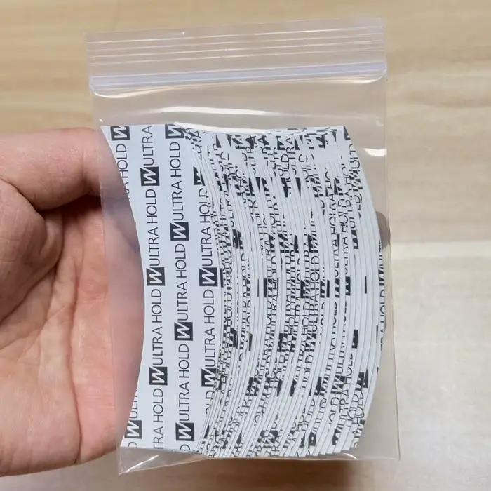 36 pcs/lot blanc Ultra tenir perruque Double face dentelle perruque bande pour toupet/dentelle perru