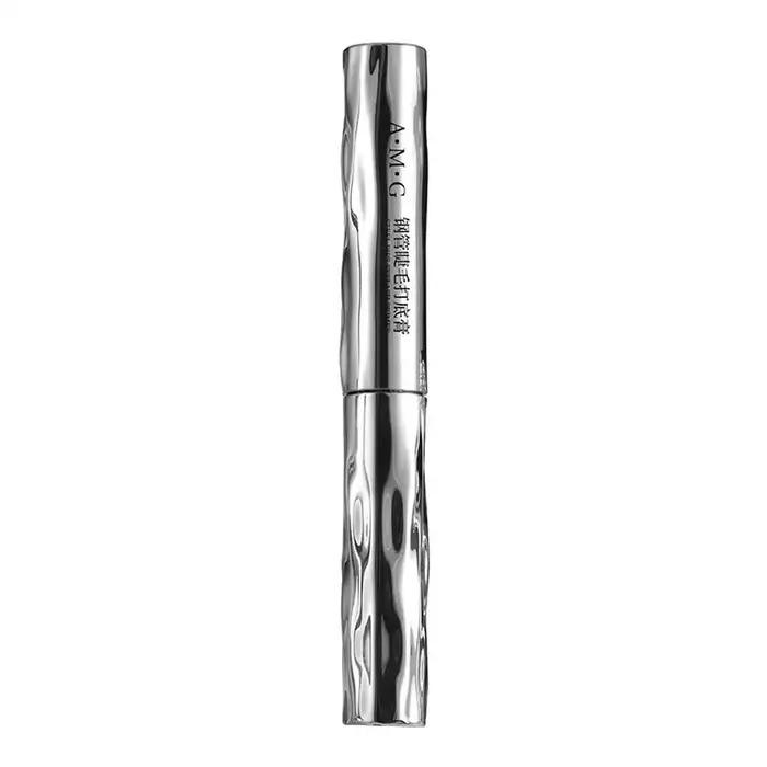 Mascara à cils en fer métallique, imperméable, en Fiber de soie, noir, Extensions de cils longues et