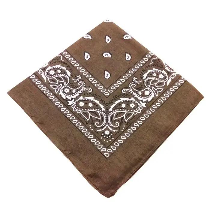 Unisexe hommes femmes Bandana bandeau Cowboy hommes motard sport chapeaux poignet bandeau simple fac