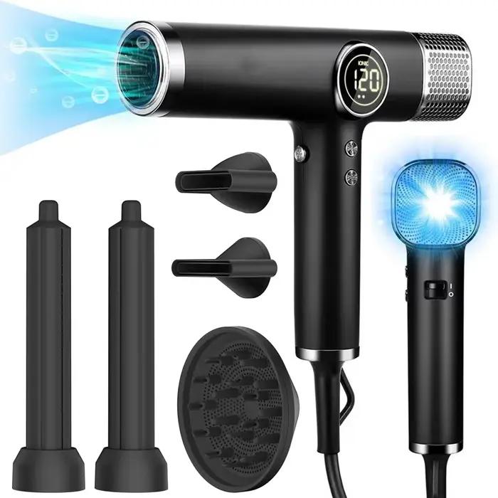 110000 Sèche-cheveux professionnel RPM, sans balais, Ions négatifs, 1800W, puissant, à faible bruit,
