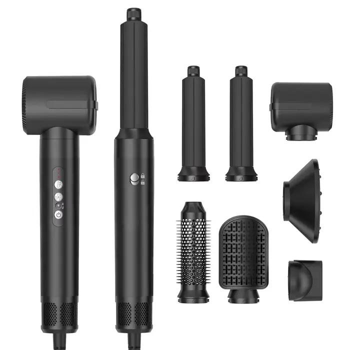 Brosse de sèche-cheveux haute vitesse sans balais avec diffuseur, sèche-cheveux ionique, peigne de c
