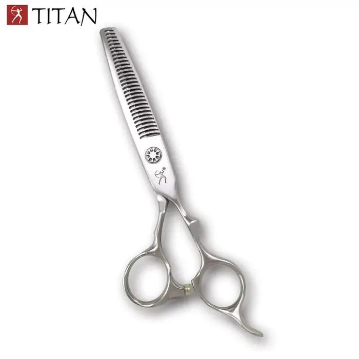 Ciseaux amincissants pour cheveux Titan avec vis à billes pour barbe VG10 ACIER