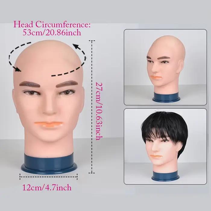 Support de perruque de tête de Mannequin avec trépied de perruque réglable, présentoir de fabricatio