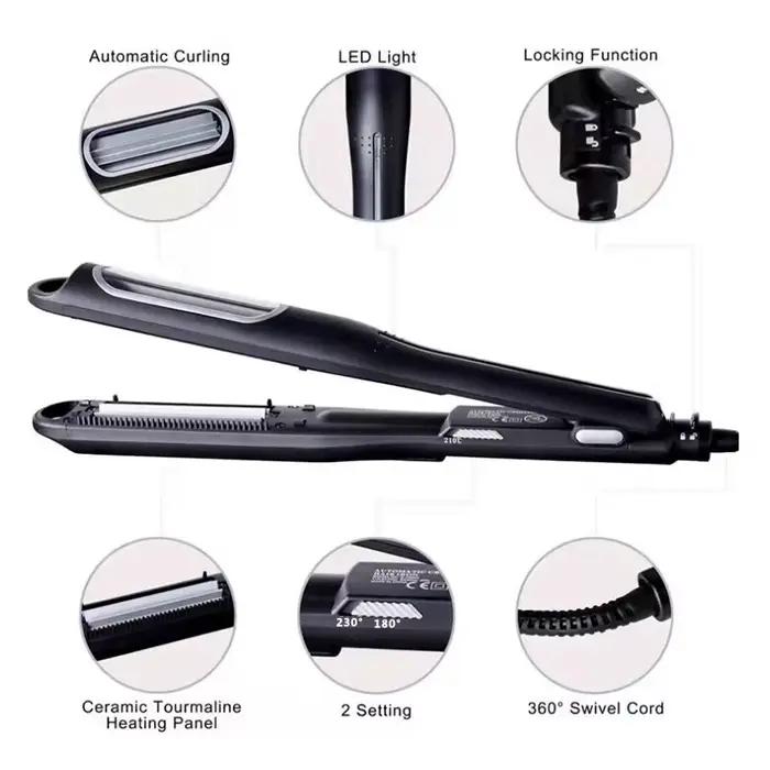 Outils de coiffure chauffants brosse à cheveux rotative pinces à cheveux sertissage fer à cheveux on
