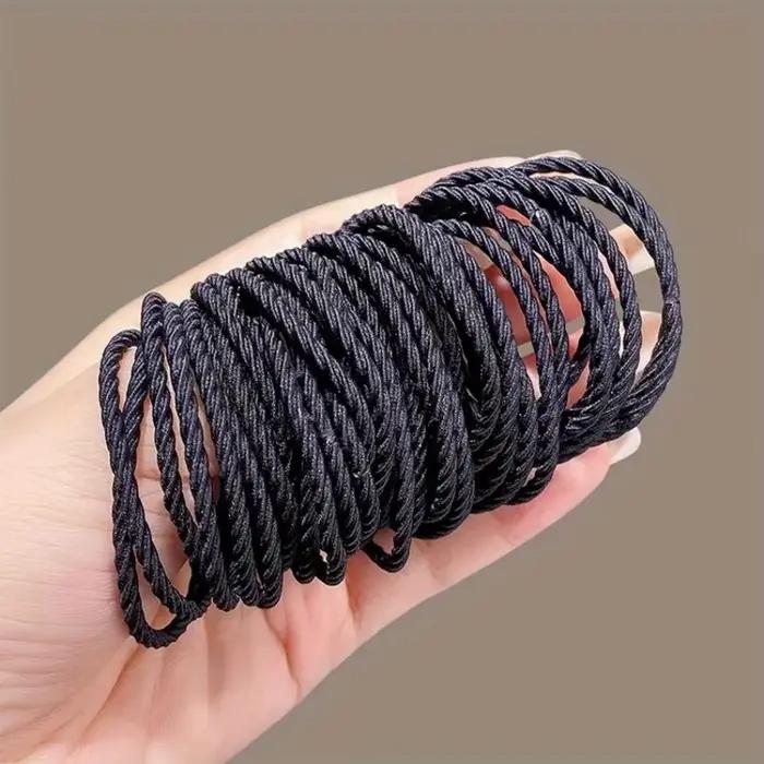 Bandes élastiques pour cheveux sans plis, 100 pièces, confortables et extensibles pour cheveux épais