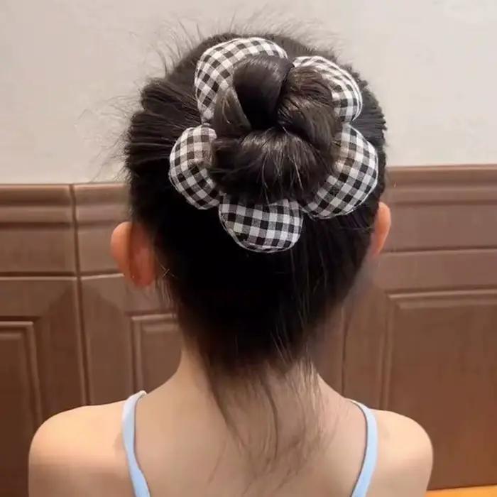 Chouchous à fleurs Super mignons pour enfants, accessoires de bandeau élastique pour filles, cravate