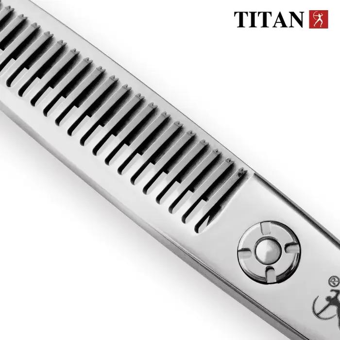 Ciseaux de coiffeur TITAN, outil de barbier, cisaille amincissante, ciseaux professionnels