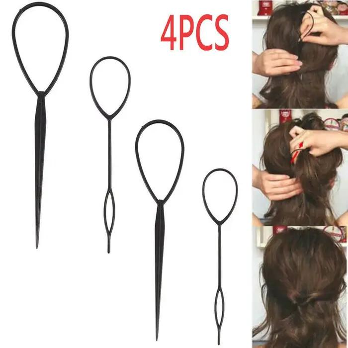 Éponge En Plastique Boucle Bouclés Cheveux Créateur Cheveux Chouchou Bandeau Twist Donut Bun Curler 