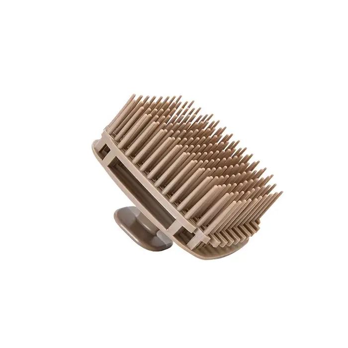 Brosse à shampoing en Silicone, peigne de Massage du cuir chevelu, peigne de lavage des cheveux, Mas