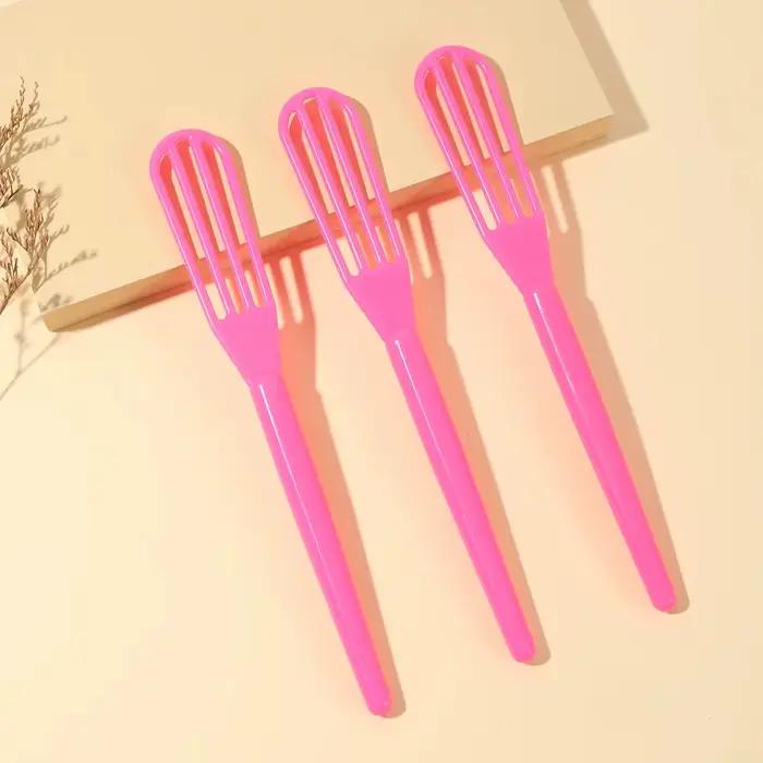 Ensemble d'outils de coiffure manuels en plastique pour coiffeur, mélange de embaupour cheveux, coul