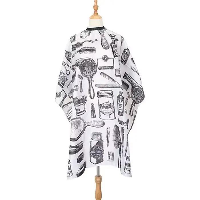 1/2 Pièces Tablier de Coiffure Professionnel Imperméable pour Salon et Barbier, Cape de Coiffure, Ac