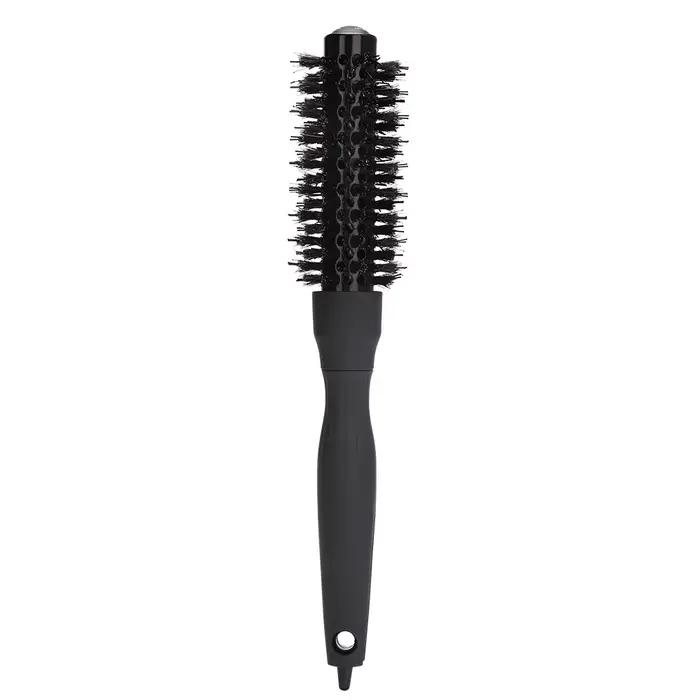 Poignée ronde brosse roulante avec queue pointue coiffure droite sergé peigne à cheveux outil de coi