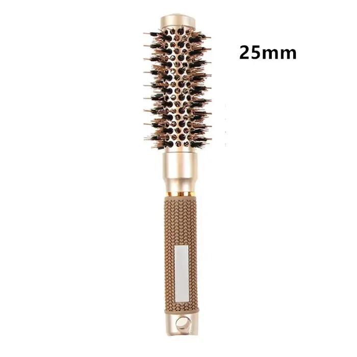 Brosse à Cheveux Ronde Professionnelle pour Salon de Coiffure, Peigne à Baril en Céramique pour Séch
