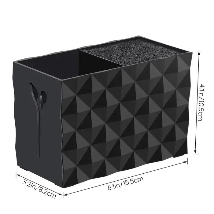 Boîte de rangement pour outils de coiffure, salon de coiffure, ciseaux à cheveux, peignes, support à