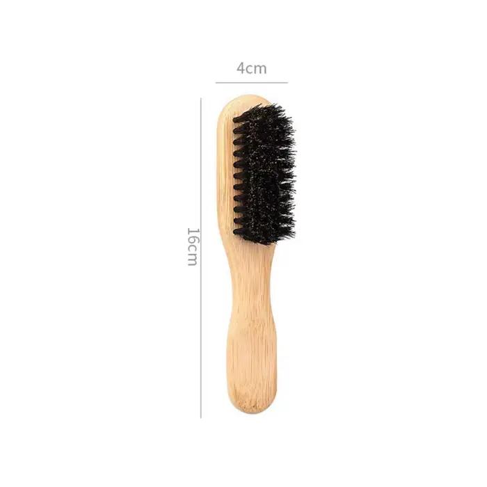 Brosse à cheveux en poils de sanglier en bois, conception de peignage, finition lisse, fonction de t