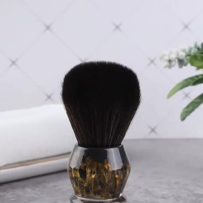 YAQI DEEP STONES 24mm cheveux synthétiques résine poignée hommes brosse de rasage humide