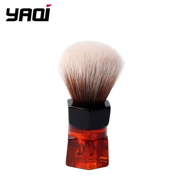 YAQI-Barbe à cheveux synthétiques Moka Express, 24mm, blaireau de rasage pour hommes