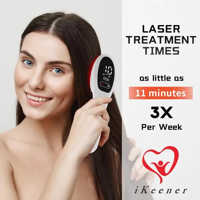 Peigne électrique Laser pour la croissance des cheveux, thérapie Anti-perte de cheveux, infrarouge 6