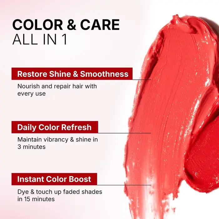 Karseell 500 ml déposant la couleur masque pour cheveux rouges revitalisant stimulant la couleur, hy