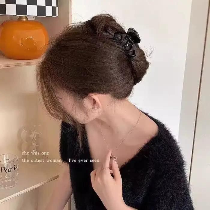 Pince à cheveux élégante et solide en forme de petite citrouille pour femmes et filles, ornement cap