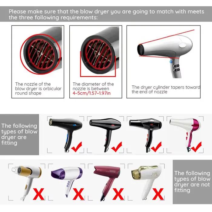 Segbeauty-Diffuseur amélioré pour sèche-cheveux, sèche-cheveux à coupe ondulée bouclée, diffuseur sa