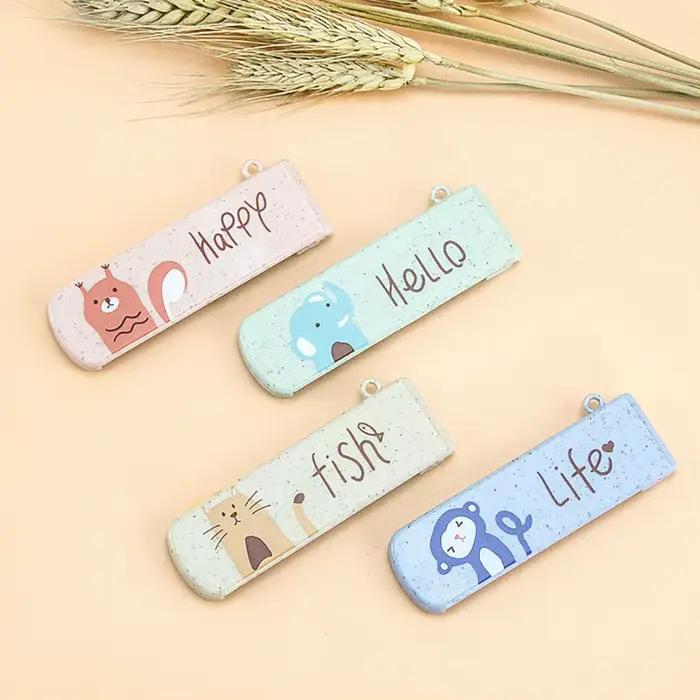 Petit miroir peigne ensemble couleur mode Portable pli maquillage miroir avec peigne pour fille cade