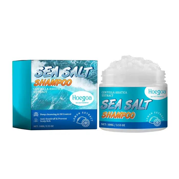 Shampooing anti-chute de cheveux au sel de mer, prévient les pellicules, traitement moelleux, livres