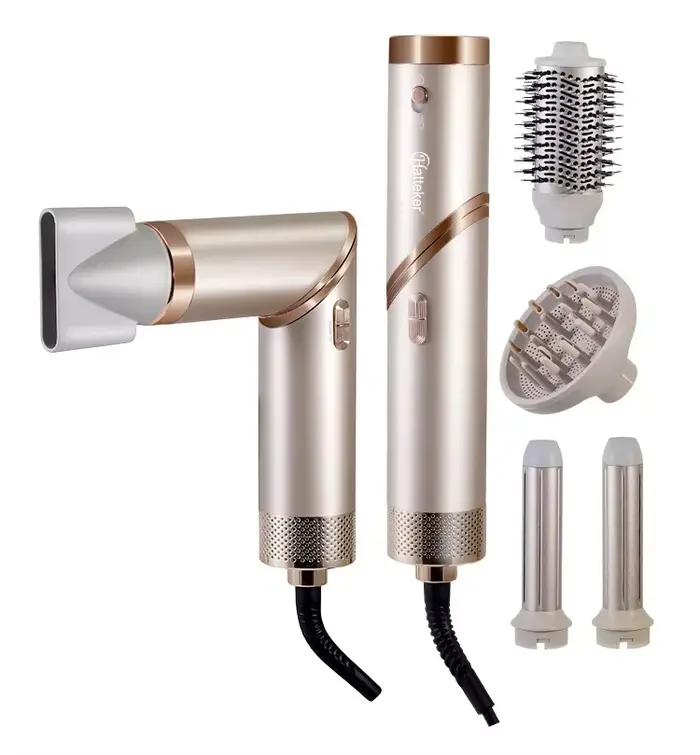 5 en 1 multi-fonction sèche-cheveux fer à friser portable pliable sèche-cheveux ion négatif soins de