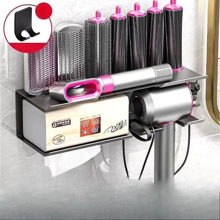 Support mural pour boucleur Dyson, sans perçage, support de rangement pour sèche-cheveux, outil de c