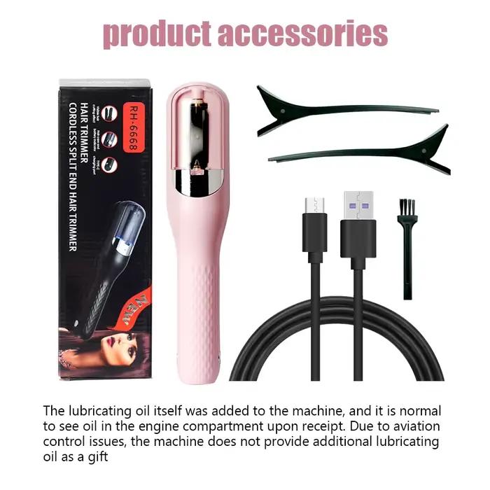 Machine à couper les extrémités des cheveux, tondeuse à pointes fourchues, dissolvant automatique d'
